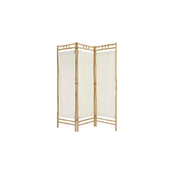 Atmosphera - Paravent En Bambou Et Tissu Kalel Beige