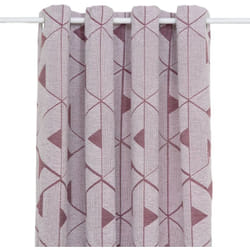 Atmosphera - Rideau Maloe jacquard violet clair 140x260cm créateur d'intérieur