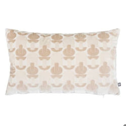 Coussin Luna Jacquard Velours Lin 30x50cm Atmosphera Créateur D'Intérieur