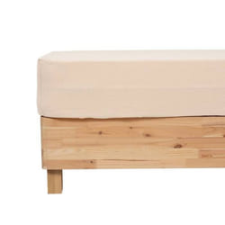 Atmosphera - Drap Housse Flora Gaze De Coton Lin 140x190cm Créateur D'Intérieur