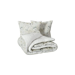 Parure De Lit Imprimée Sonie 240x220 Blanc Atmosphera