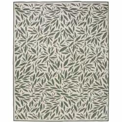 Idéal pour aménager une terrasse ou un grand balcon, le tapis d'extérieur "Ilanga" Atmosphera joue la carte d'un style graphi ...