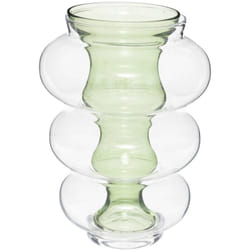 Atmosphera - Vase « Double » x matali crasset H36cm en verre vert créateur d'intérieur