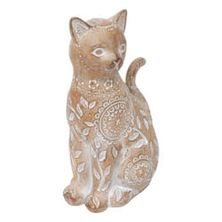 Statuette Chat Lindo Beige H18,5cm Atmosphera Créateur D'Intérieur