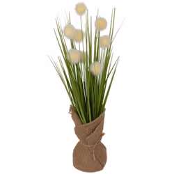 Délicate et chaleureuse, la plante artificielle en pot "Lari" Atmosphera imite des pissenlits à la perfection ! Constituée de ...