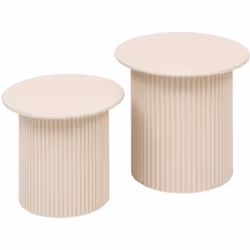 Modernes et épurées, les 2 tables gigognes "Eino" Atmosphera trouveront naturellement leur place dans un intérieur au style c ...