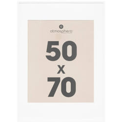 Atmosphera - Cadre photo Manu blanc 50x70cm créateur d'intérieur