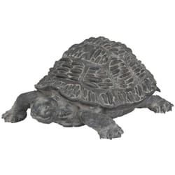 Statuette d exterieur tortue Francky gris H21,5cm - Atmosphera créateur d'intérieur