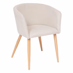 Alliez élégance, confort et modernité avec le fauteuil de repas Marlo de la marque Atmosphera . Ce fauteuil au design épuré e ...