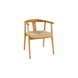 Fauteuil à dîner Yamato hêtre beige Atmosphera créateur d'intérieur