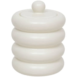 Boîte déco Mike céramique blanc 14,711,2cm - Atmosphera créateur d'intérieur