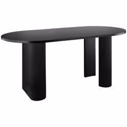 La table basse "Olova" Atmosphera trouvera naturellement sa place dans un univers chic et contemporain. Montée sur trois pied ...