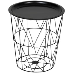 Atmosphera - Table d'appoint Kumi noir 40x37x37cm créateur d'intérieur