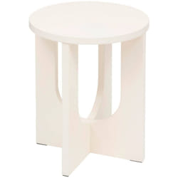 Atmosphera - Table à café D40 Bloom ivoire