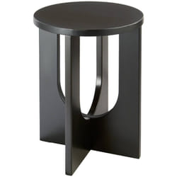 Atmosphera - Table d'appoint Bloom noir 50,540x40cm créateur d'intérieur