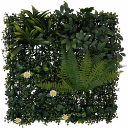 Le carré végétal Jungle "Izy" Atmosphera est l'accessoire idéal pour végétaliser un univers déco avec une touche dans l'air d ...