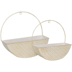 Atmosphera - 2 jardinières suspendues Tino H29,5 et H34cm créateur d'intérieur