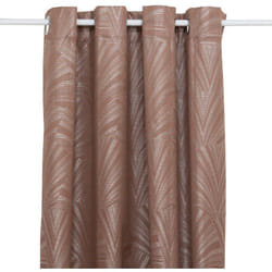 Atmosphera - Rideau occultant Effie marron tonka 140x260cm créateur d'intérieur