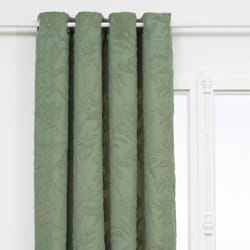 Atmosphera - Rideau Willow jacquard vert céladon 135x260cm créateur d'intérieur