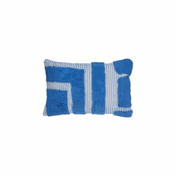 Plongez dans un univers de confort et de style avec le Coussin Décoratif Poppy 38x58 Bleu de la marque Atmosphera. Ce coussin ...