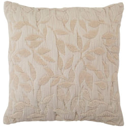 Atmosphera - Coussin motif jacquard Lehto coton lin 50x50cm créateur d'intérieur
