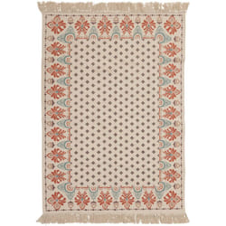 Atmosphera - Tapis Ikat coton tufté ivoire 120x170cm créateur d'intérieur