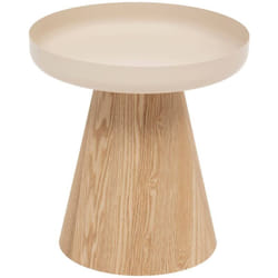 Table d appoint Hercyna beige 41,840x40cm Atmosphera créateur d'intérieur