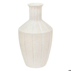 Atmosphera - Vase Antique Nolwi Céramique Blanc H48cm Créateur D'Intérieur