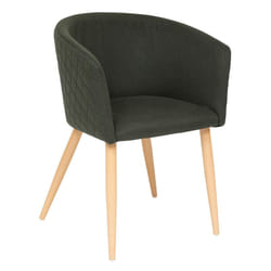 Fauteuil à Dîner Marlo Velours Vert Cèdre Atmosphera
