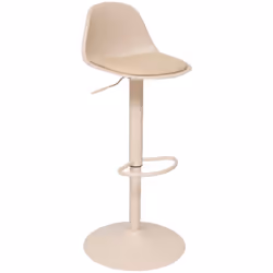 Confortable et fonctionnelle, la chaise de bar "Aiko" Atmosphera pivote à 360° et elle est ajustable en hauteur pour s'adapte ...