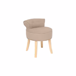 Ajoutez une touche de luxe discret à votre intérieur avec le Tabouret d'Appoint Firmin en Velours Beige de Atmosphera. Ce tab ...