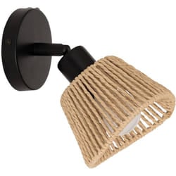 Atmosphera - Applique murale plafonnier Myha beige 10x10cm créateur d'intérieur