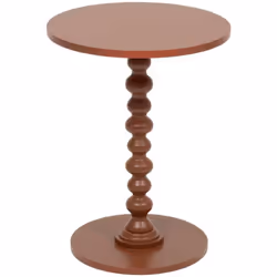 Élégante et pratique, la table d'appoint "Alix" Atmosphera est réalisée en bois teinté dans un coloris à la finition mate. Ce ...