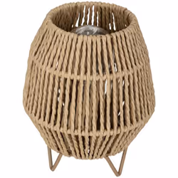 Lampe en papier naturel ida h17cm - Atmosphera createur d'interieur. Couleur : Modèle a. Matière principale : Acier. Longueur ...