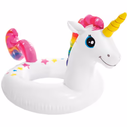 Bouée tête animal - Intex. Couleur : Licorne. Matière principale : Pvc_. Longueur : 29.00 cm. Largeur : 7.00 cm. Hauteur : 35 ...