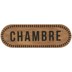 Atmosphera - Plaque porte Manuel 22x7cm créateur d'intérieur