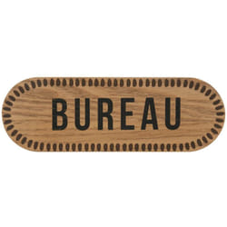 Atmosphera - Plaque porte Manuel 22x7cm créateur d'intérieur