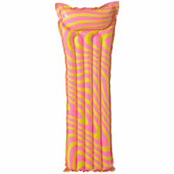 Matelas gonflable 70s 183x76 - Intex. Couleur : Rose. Matière principale : . Longueur : 183.00 cm. Largeur : 76.00 cm. Hauteu ...