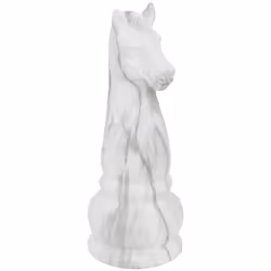 La déco à poser pièces d'échec "Olen" Atmosphera est proposée dans deux versions de statuettes en résine au fini effet marbre ...