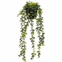 Vous souhaitez végétaliser votre univers déco avec une plante hyperréaliste ? L'eucalyptus artificiel en pot "Merly" Atmosphe ...
