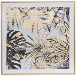 Dans un esprit tropical chic, la toile imprimée encadrée "Ava" Atmosphera vous permettra de personnaliser un mur dans la pièc ...