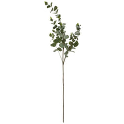 Branche décorative spéciale fêtes Eucalyptus Vert enneigé et pailleté h 98 cm - Feeric Christmas