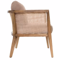 Description générale Le fauteuil Koza en bois de peuplier et cannage en rotin de la marque Atmosphera est un ajout élégant et ...