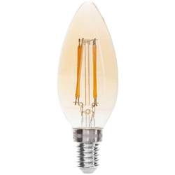 Atmosphera - Ampoule led Flamme ambre D3,5cm E14 créateur d'intérieur