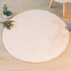 Tapis four extra doux ivoire D 80