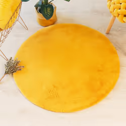 Tapis four extra doux ocre D 80