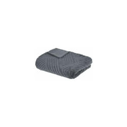 Atmosphera - Plaid 3D Géo fausse fourrure gris ardoise 180x230cm créateur d'intérieur