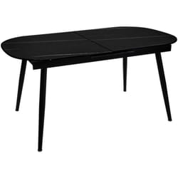 Table à manger extensible Mapu verre trempé effet marbre L160-200cm Atmosphera créateur d'intérieur