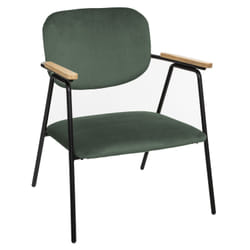 Fauteuil design en velours Dyer