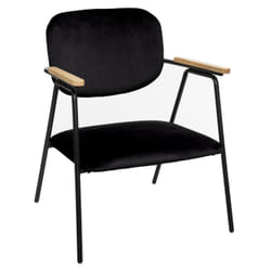 Fauteuil design en velours Dyer